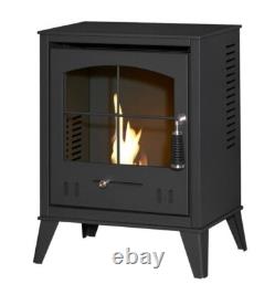 BIO ETHANOL FUEL STOVE CHARCOAL BLACK STOVE SOLO 2 No chimney needed