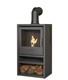 Bio Ethanol Fuel Stove Charcoal Black Stove Solo 3 With Pipe No Chimney Needed