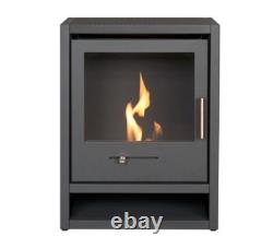 BIO ETHANOL FUEL STOVE CHARCOAL BLACK STOVE SOLO No chimney needed