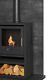 Bio Ethanol Stove Black Stove 1 With Pipe Back Panel Hearth No Chimney Needed