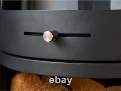 BIO ETHANOL STOVE CHARCOAL BLACK CYLINDER STOVE 5 LONG PIPE No chimney needed