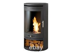 BIO ETHANOL STOVE CHARCOAL BLACK CYLINDER STOVE 5 No chimney needed