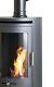 Bio Ethanol Stove Charcoal Black Cylinder Stove 5 With Pipe No Chimney Needed