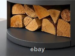 BIO ETHANOL STOVE CHARCOAL BLACK CYLINDER STOVE 5 with PIPE No chimney needed
