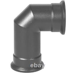 BIO ETHANOL STOVE CHARCOAL BLACK CYLINDER STOVE 5 with PIPE No chimney needed