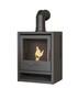 Bio Ethanol Stove Charcoal Black Stove 1 Pipe No Chimney Needed