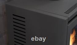 BIO ETHANOL STOVE CHARCOAL BLACK STOVE 1 PIPE No chimney needed