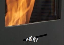 BIO ETHANOL STOVE CHARCOAL BLACK STOVE 1 PIPE No chimney needed
