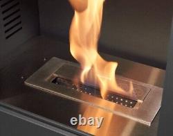 BIO ETHANOL STOVE CHARCOAL BLACK STOVE 1 with HEARTH No chimney needed