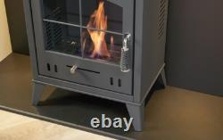BIO ETHANOL STOVE CHARCOAL BLACK STOVE 2 BIO FUEL No chimney needed