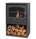 Bio Ethanol Stove Charcoal Black Stove 4 Wood Store No Chimney Needed
