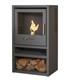 Bio Ethanol Stove Charcoal Black Stove Solo 1 Wood Store No Chimney Needed