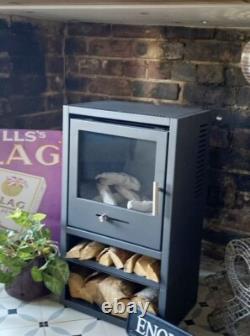 BIO ETHANOL STOVE CHARCOAL BLACK STOVE SOLO 1 WOOD STORE No chimney needed