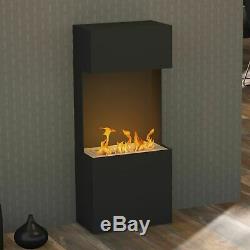 Bergamo flip light 980 Design Bioethanol Kamin weiß (warm)