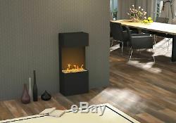 Bergamo flip light 980 Design Bioethanol Kamin weiß (warm)