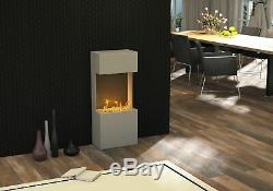 Bergamo flip light 980 Design Bioethanol Kamin weiß (warm)