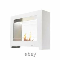 BioCheminée Purline Fireplace Styx Bio-ethanol Modern Design, White