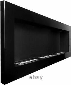 BioEthanol Fireplace BioFire B2C Professional 1400x400 HighGlossBlack DAMAGED