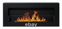 Bio Ethanol Bioethanol Fireplace B2C BOX 900 x 400 Black Eco Product