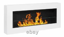 Bio Ethanol Bioethanol Fireplace B2C BOX 900 x 400 White Eco Product Bioethanol