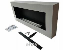 Bio Ethanol Bioethanol Fireplace B2C BOX 900 x 400 White Eco Product Bioethanol