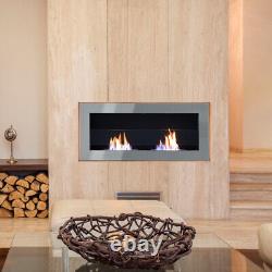 Bio Ethanol Bioethanol Fireplace Burner 900/1200/1400 x 400 /GLASS/4 Colours