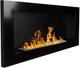 Bio Ethanol Bioethanol Fireplace Wall Black Gloss 900 X 400 Glass Modern