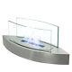 Bio Ethanol Fire Fireplace In/outdoor Patio Heater Free Standing Burner Firepits