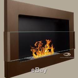 Bio Ethanol Fireplace 1700/1400/1200/900/650 Glass Hq Alcohol Eco Insert Colours