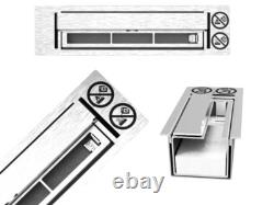 Bio Ethanol Fireplace 650x400 SLIM Wall-Mounted With Glass Black Matt