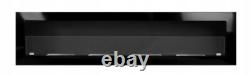 Bio Ethanol Fireplace Bioethanol Fire Wall Mounted Matt Black 160cm 1600mm