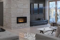 Bio Ethanol Fireplace Biofire Fire 900 INOX SIMPLE fire Frame Glass 90cm 0.9m