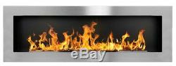 Bio Ethanol Fireplace Biofire Fire B2C Professional 1200 x 400 /GLASS/ 5 Colors