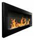 Bio Ethanol Fireplace Biofire Fire Black Gloss Wall Modern 1200 X 400 Stylish