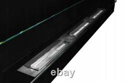 Bio Ethanol Fireplace Biofire Fire Black Gloss Wall Modern 1200 x 400 Stylish
