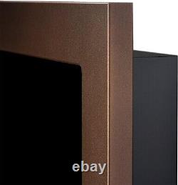 Bio Ethanol Fireplace Biofire Fire Bronze Wall Glass 1400 x 400 Modern Stylish