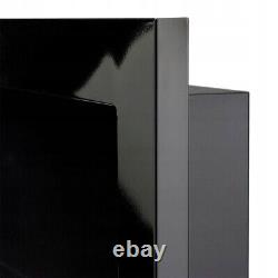Bio Ethanol Fireplace Biofire Fire Gloss Black Wall Glass 1400 x 400 Modern