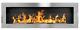 Bio Ethanol Fireplace Biofire Fire Stainless Steel Wall Modern 1200 X 400