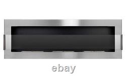 Bio Ethanol Fireplace Biofire Fire Stainless steel Wall Modern 1200 x 400