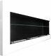Bio Ethanol Fireplace Biofire Fire White Wall Glass 1400 X 400 Modern Stylish