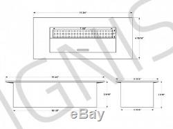 Bio Ethanol Fireplace Burner Insert EB1200 Black Ignis