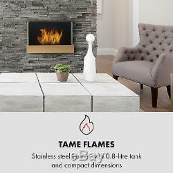 Bio Ethanol Fireplace Burner Space Heater SmokeFree Stainless Steel 0,8 Design