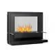 Bio Ethanol Fireplace Burner Space Heater Smokefree Stainless Steel 0,8 Tank