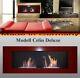 Bio Ethanol Fireplace Celin-deluxe Red / Incl 2 Reg. Stainless Steel Burners