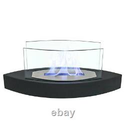 Bio Ethanol Fireplace Indoor Outdoor Space Heater Tabletop Eco Bio Fire Burner