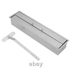 Bio Ethanol Fireplace Inset Recessed/Wall Mounted Biofire Fire with Glass Panel