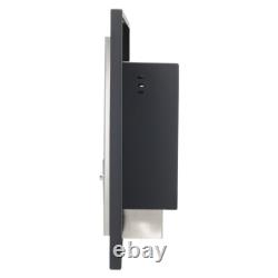 Bio Ethanol Fireplace Inset Recessed/Wall Mounted Biofire Fire with Glass Panel