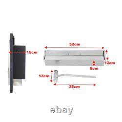 Bio Ethanol Fireplace Inset Recessed/Wall Mounted Biofire Fire with Glass Panel