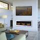 Bio Ethanol Fireplace Inset Wall Mounted Steel Glass Clean 2/3 Burner Eco Heater