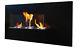 Bio Ethanol Fireplace Rabea Deluxe Black Steel Wall Fire Place + Safety Glass